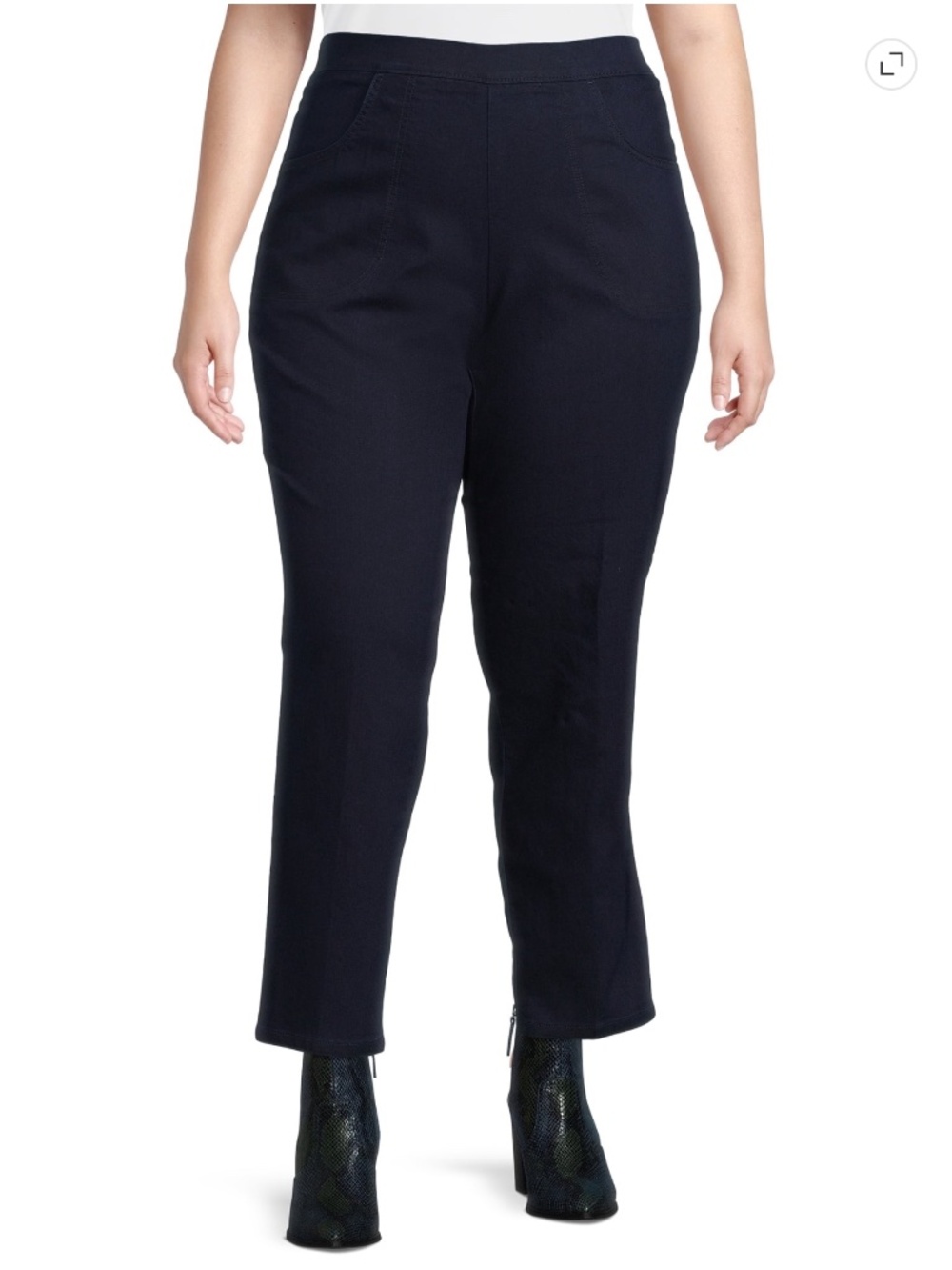 Just My Size Women’s Dark Indigo Straight Leg Jeans Size 2X NWT